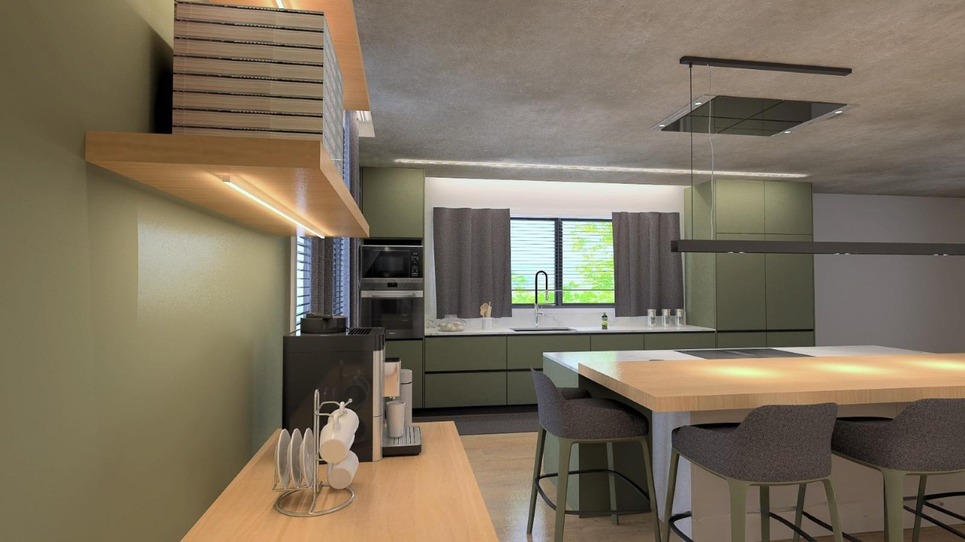 Modélisation 3D d'une cuisine sur mesure